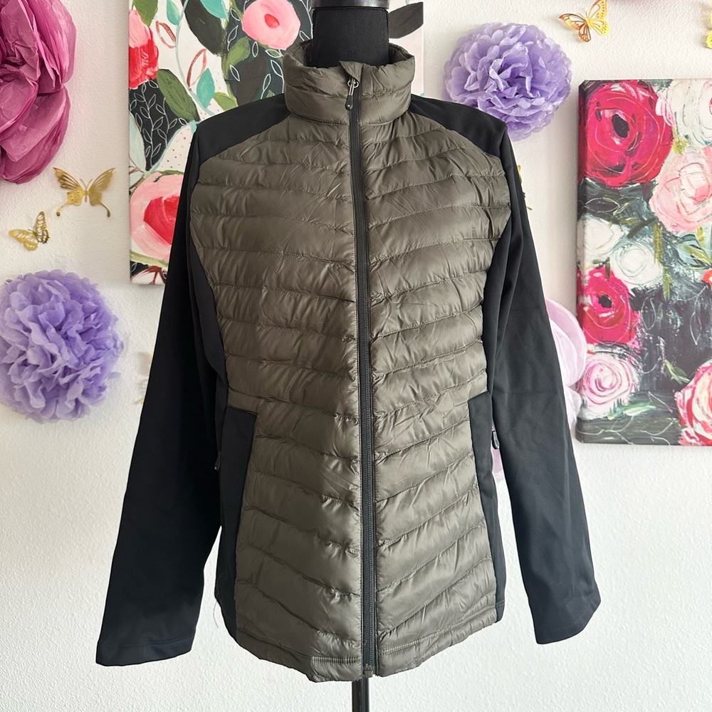 32 Degrees Women's Olive and Black Jacket